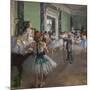 The dance class. Begins in 1873, ends in 1875-1876. Oil on canvas.-Edgar Degas-Mounted Giclee Print