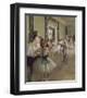 The Dance Class, c.1873-1876-Edgar Degas-Framed Art Print