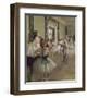 The Dance Class, c.1873-1876-Edgar Degas-Framed Art Print