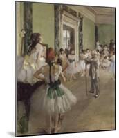 The Dance Class, c.1873-1876-Edgar Degas-Mounted Art Print