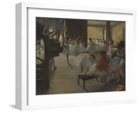 The Dance Class, c.1873-Edgar Degas-Framed Giclee Print