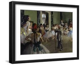 The Dance Class, c.1875-Edgar Degas-Framed Giclee Print