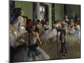 The Dance Class, c.1875-Edgar Degas-Mounted Giclee Print