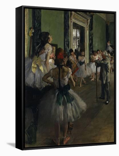 The Dance Class, c.1875-Edgar Degas-Framed Stretched Canvas
