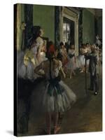 The Dance Class, c.1875-Edgar Degas-Stretched Canvas