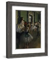 The Dance Class, c.1875-Edgar Degas-Framed Giclee Print