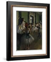 The Dance Class, c.1875-Edgar Degas-Framed Giclee Print