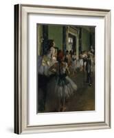 The Dance Class, c.1875-Edgar Degas-Framed Giclee Print