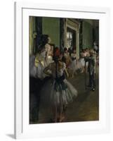 The Dance Class, c.1875-Edgar Degas-Framed Giclee Print