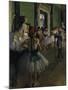 The Dance Class, c.1875-Edgar Degas-Mounted Giclee Print