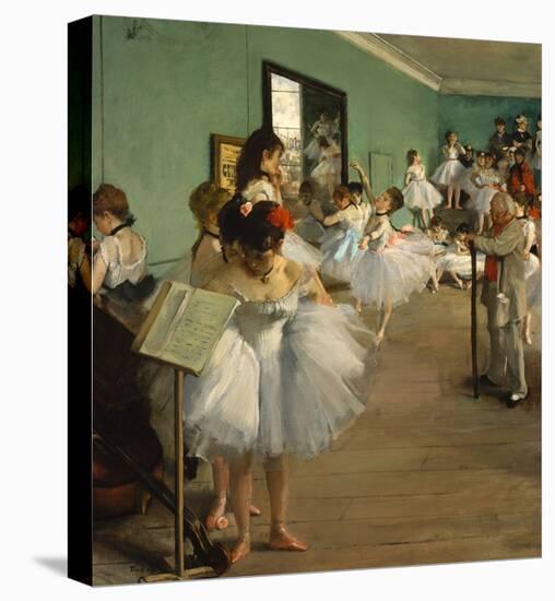 The Dance Class-Edgar Degas-Stretched Canvas