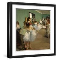 The Dance Class-Edgar Degas-Framed Art Print