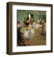 The Dance Class-Edgar Degas-Framed Art Print