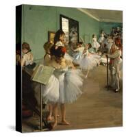 The Dance Class-Edgar Degas-Stretched Canvas