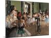 The Dance Class-Edgar Degas-Mounted Giclee Print