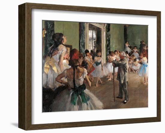 The Dance Class-Edgar Degas-Framed Giclee Print