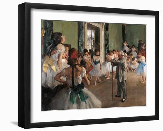 The Dance Class-Edgar Degas-Framed Giclee Print