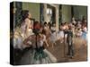 The Dance Class-Edgar Degas-Stretched Canvas