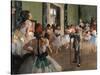 The Dance Class-Edgar Degas-Stretched Canvas