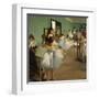 The Dance Class-Edgar Degas-Framed Art Print