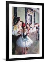 The Dance Class-Edgar Degas-Framed Art Print