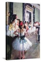 The Dance Class-Edgar Degas-Stretched Canvas