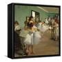 The Dance Class-Edgar Degas-Framed Stretched Canvas