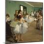 The Dance Class-Edgar Degas-Mounted Art Print