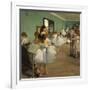 The Dance Class-Edgar Degas-Framed Art Print