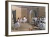 The Dance Foyer at the Opera on the Rue Le Peletier, 1872-Edgar Degas-Framed Giclee Print