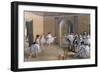 The Dance Foyer at the Opera on the Rue Le Peletier, 1872-Edgar Degas-Framed Giclee Print