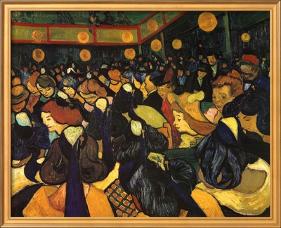 The Dance Hall at Arles, c.1888-Vincent van Gogh-Framed Textured Art