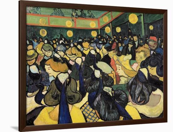 The Dance Hall at Arles, c.1888-Vincent van Gogh-Framed Giclee Print