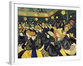 The Dance Hall at Arles, c.1888-Vincent van Gogh-Framed Giclee Print