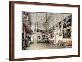 The Dance Hall in at Count Bezborodko's House, St. Petersburg, 1849-Luigi Premazzi-Framed Giclee Print