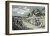 The Dance, Illustration from 'The Vicar of Wakefield' by Oliver Goldsmith, Pub. Ackermann, 1817-Thomas Rowlandson-Framed Giclee Print