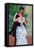 The Dance In The City-Pierre-Auguste Renoir-Framed Stretched Canvas