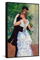 The Dance In The City-Pierre-Auguste Renoir-Framed Stretched Canvas