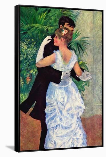 The Dance In The City-Pierre-Auguste Renoir-Framed Stretched Canvas