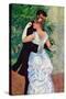 The Dance In The City-Pierre-Auguste Renoir-Stretched Canvas