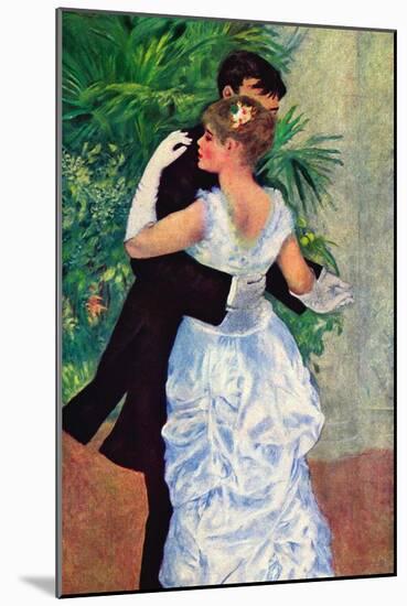 The Dance In The City-Pierre-Auguste Renoir-Mounted Art Print