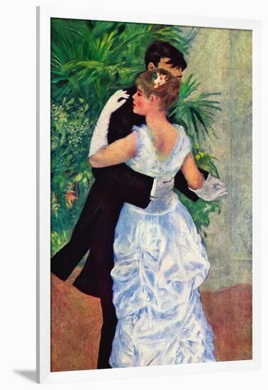 The Dance In The City-Pierre-Auguste Renoir-Framed Art Print
