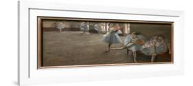 The dance lecon. Around 1880. Oil on canvas.-Edgar Degas-Framed Giclee Print