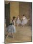 The Dance Lecon (detail). 1872. Oil on canvas.-Edgar Degas-Mounted Giclee Print