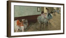 The Dance Lesson, c. 1879-Edgar Degas-Framed Giclee Print