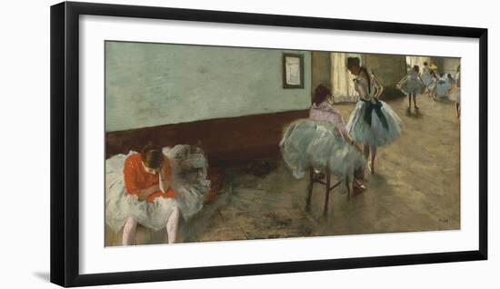 The Dance Lesson, c. 1879-Edgar Degas-Framed Giclee Print