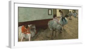 The Dance Lesson, c. 1879-Edgar Degas-Framed Giclee Print