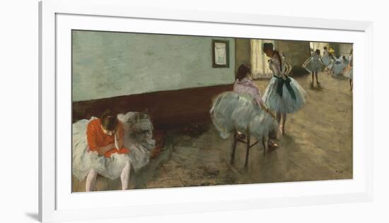 The Dance Lesson, c. 1879-Edgar Degas-Framed Giclee Print