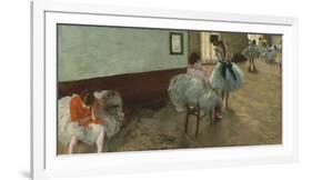 The Dance Lesson, c. 1879-Edgar Degas-Framed Giclee Print