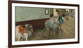 The Dance Lesson, c. 1879-Edgar Degas-Framed Giclee Print